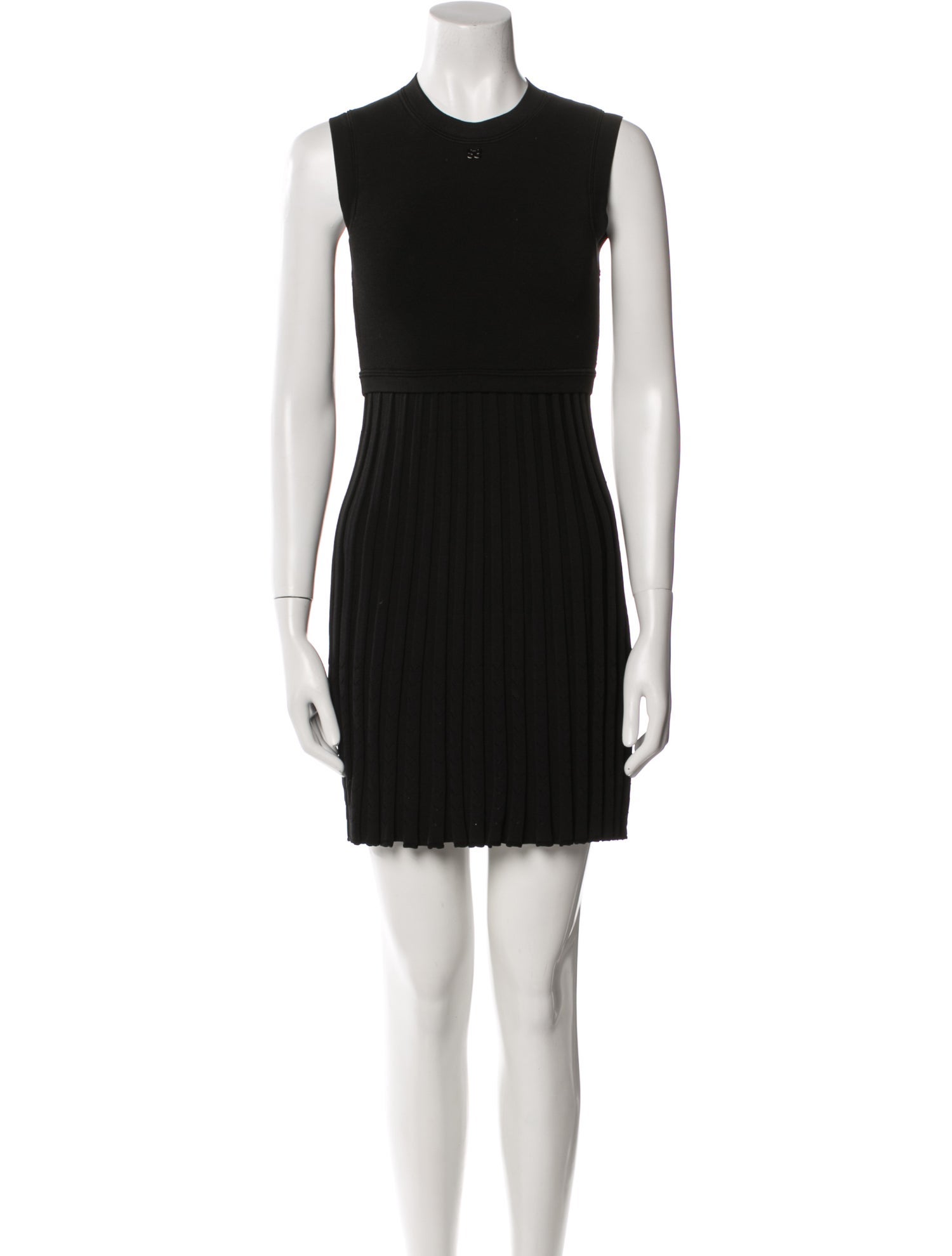 Sandro Crew Neck Mini Dress