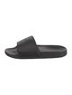 Sandro Embossed Leather Slides