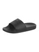 Sandro Embossed Leather Slides