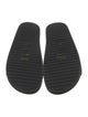 Sandro Embossed Leather Slides