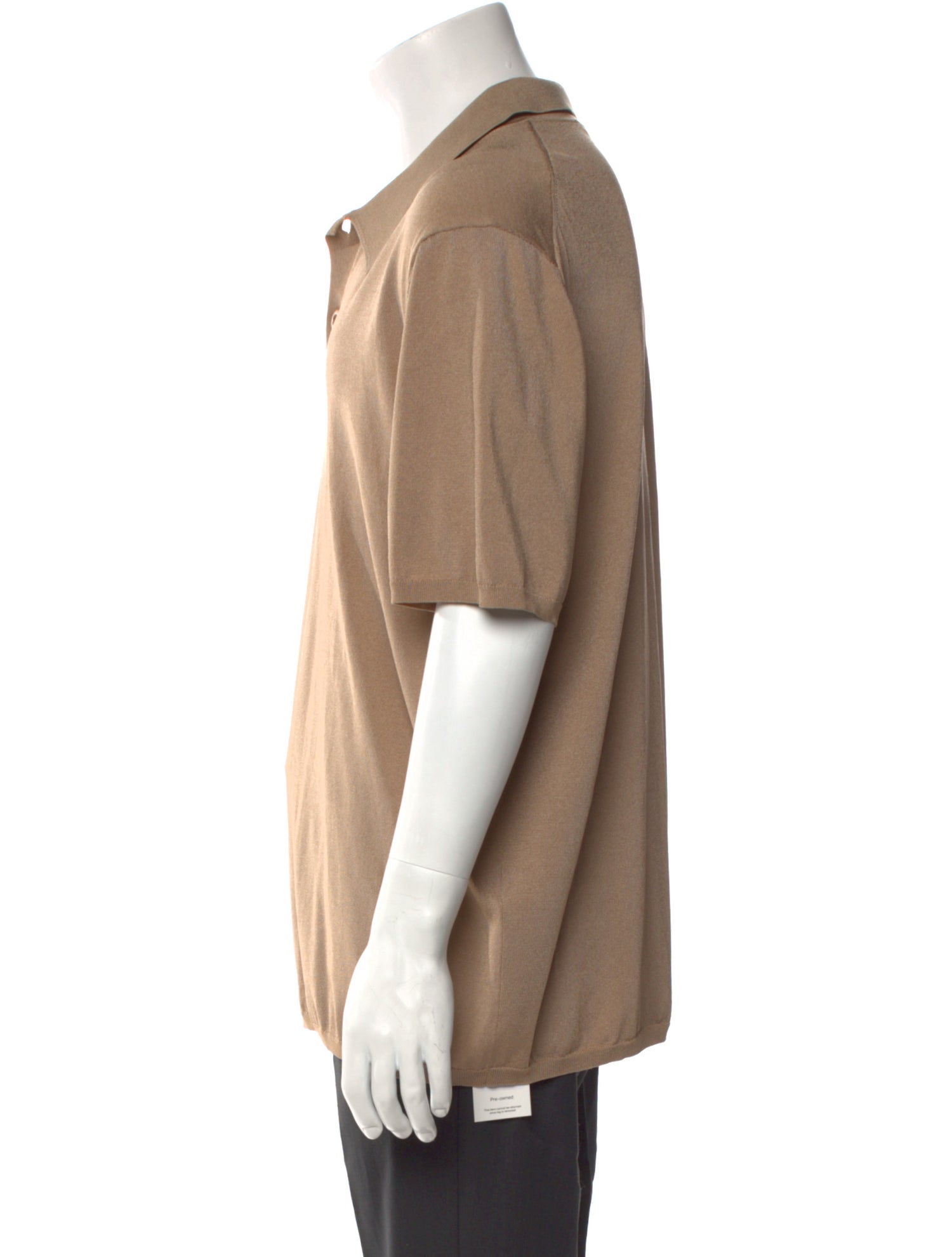 Sandro Collar Short Sleeve Polo Shirt