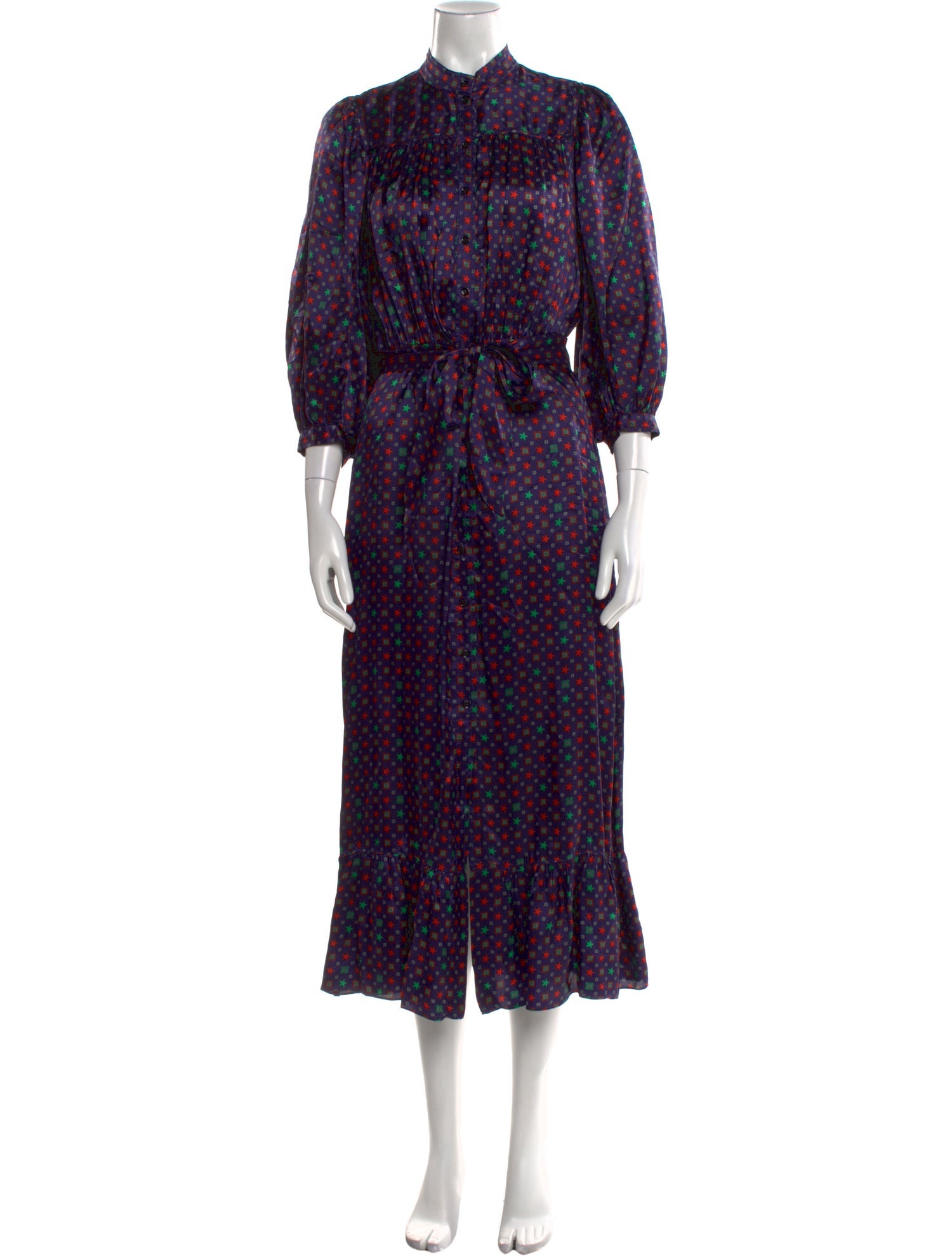 Sandro Silk Long Dress
