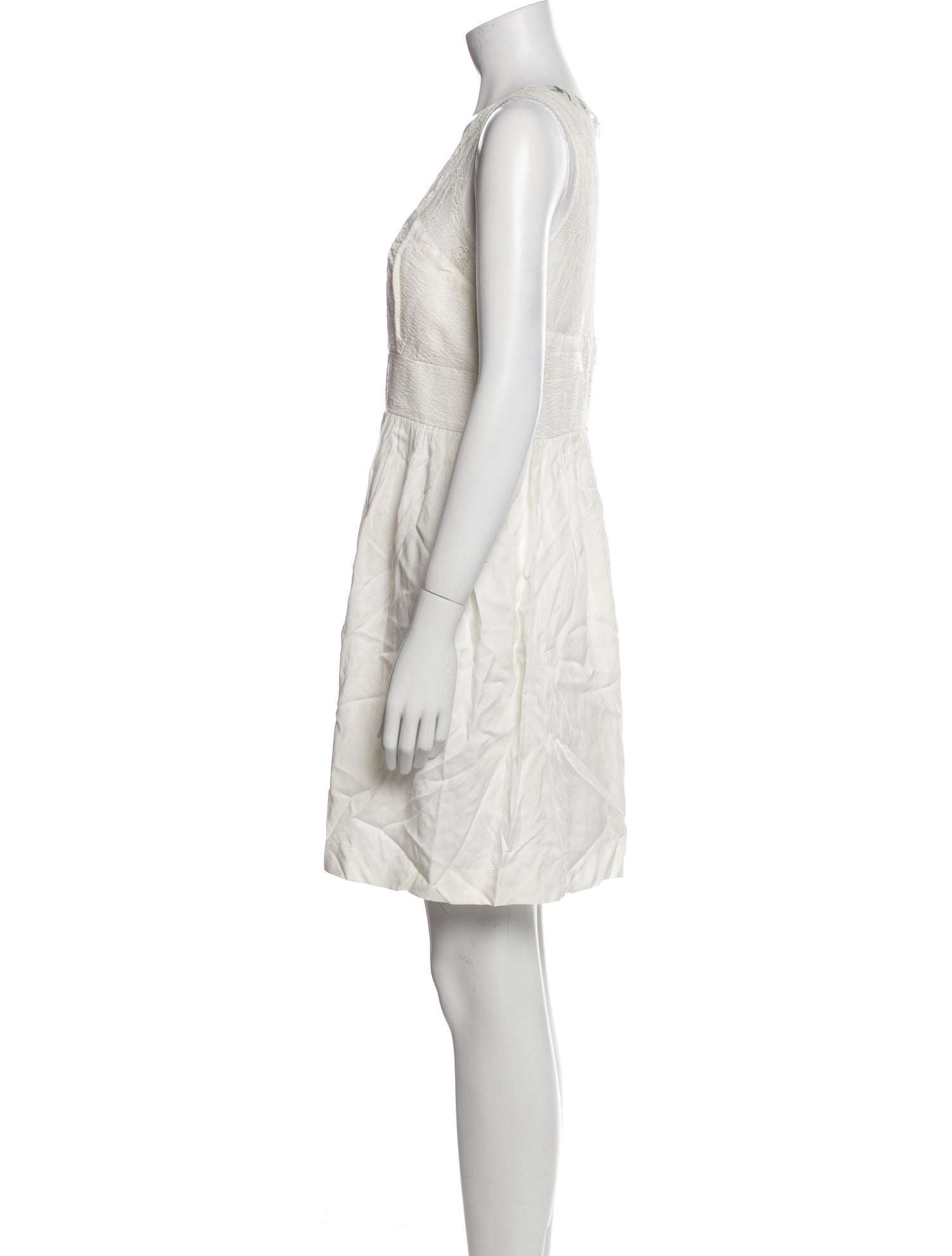 Sandro Scoop Neck Mini Dress