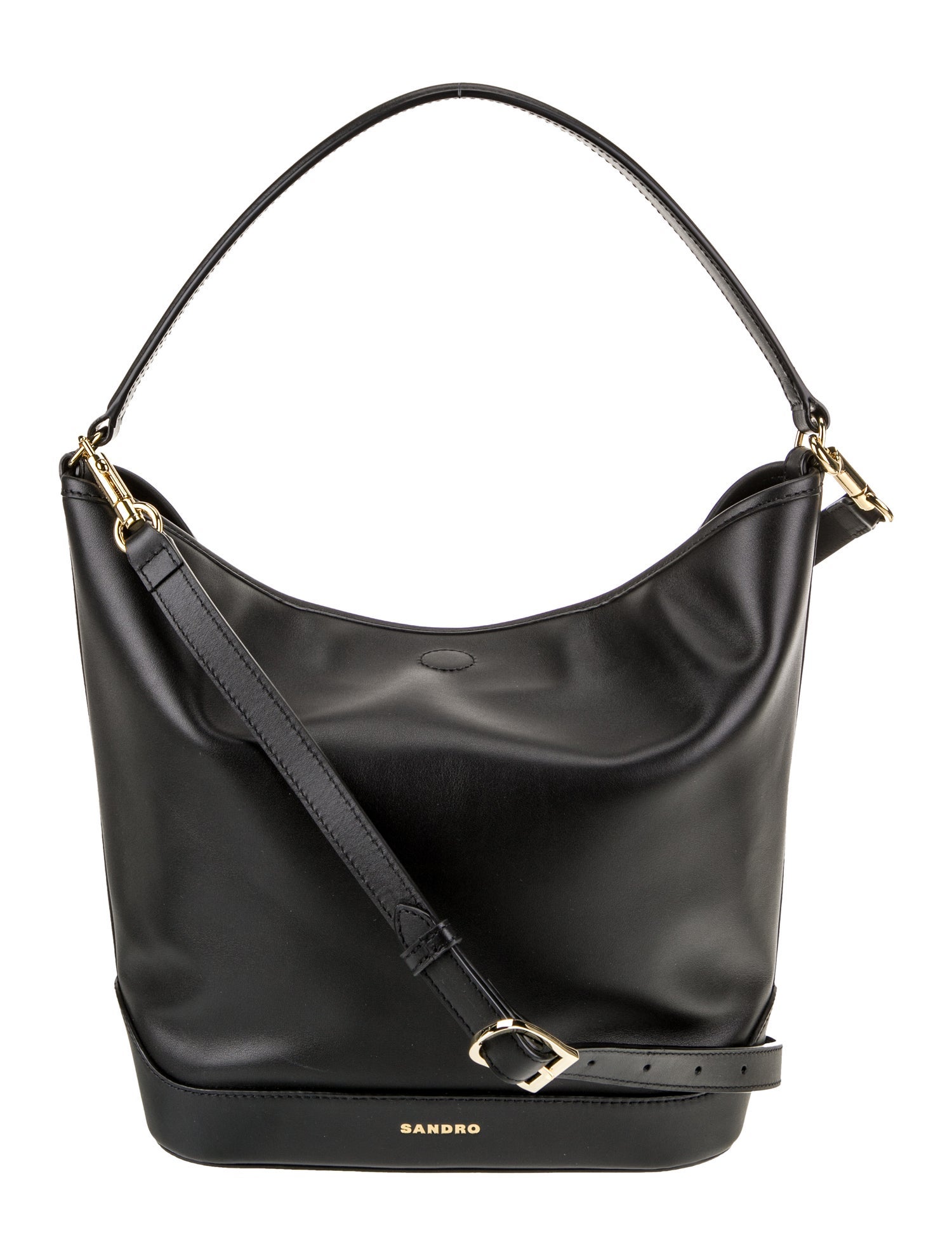 Sandro Leather Hobo