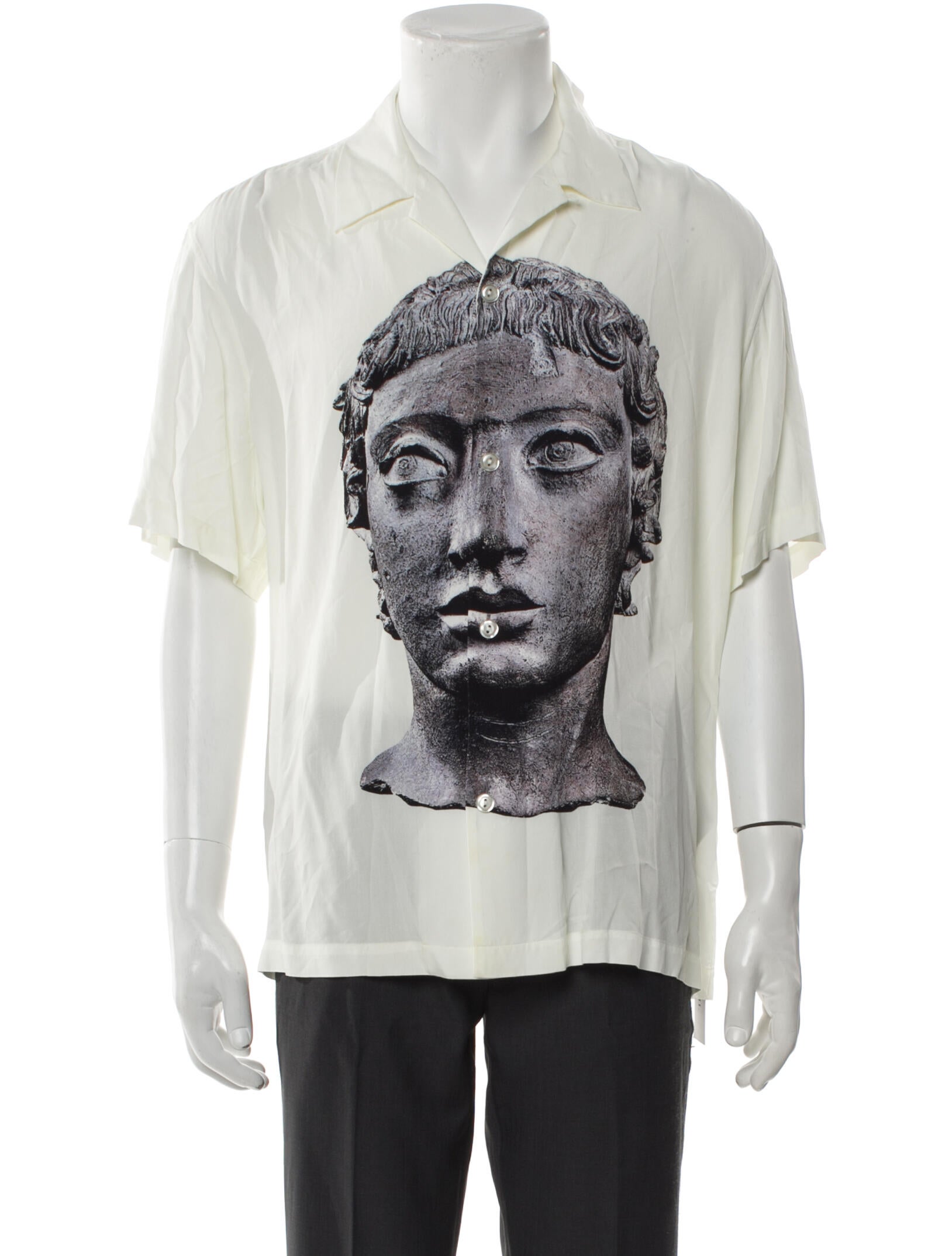 Sandro Graphic Print Short Sleeve Shirt