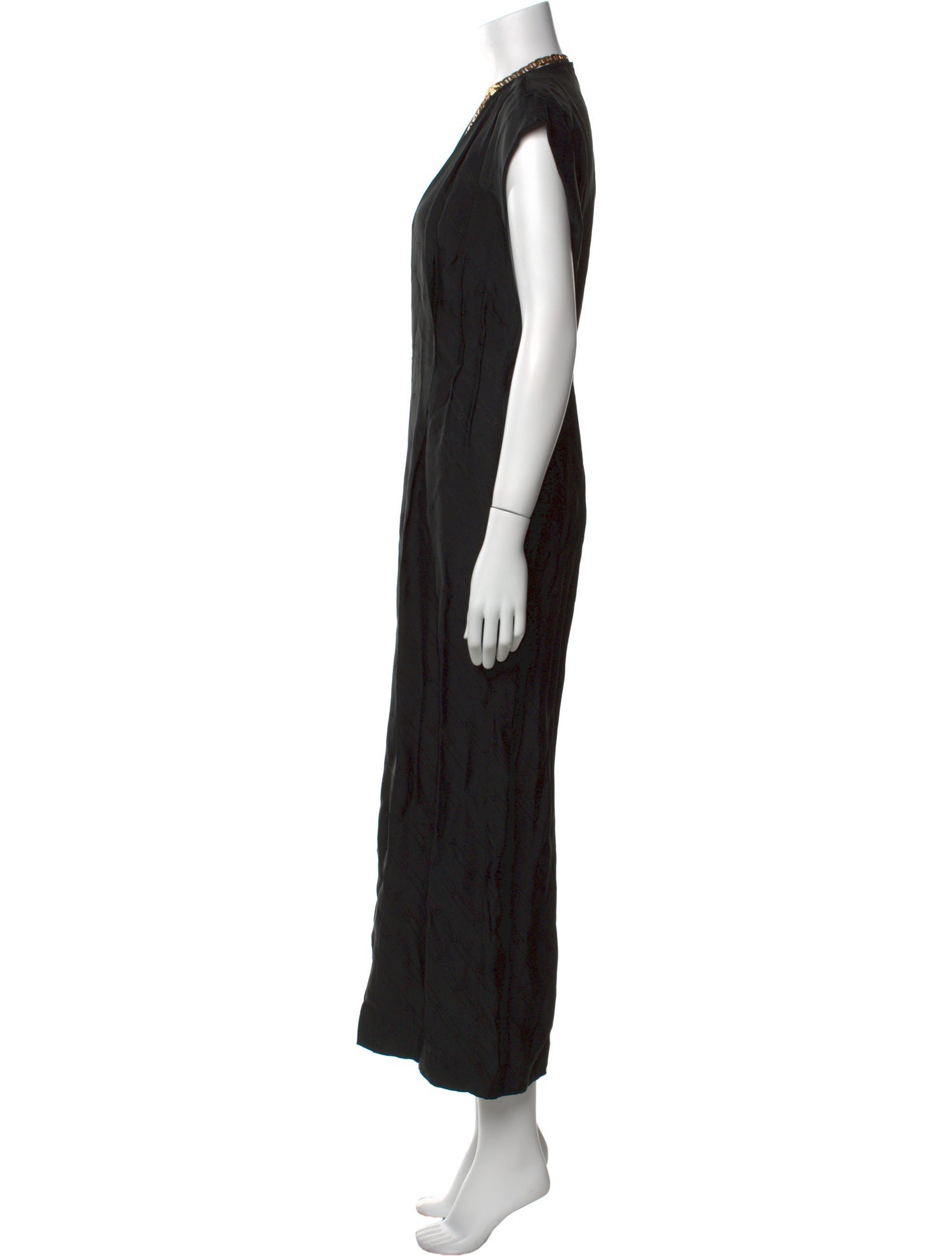 Sandro V-Neck Jumpsuit