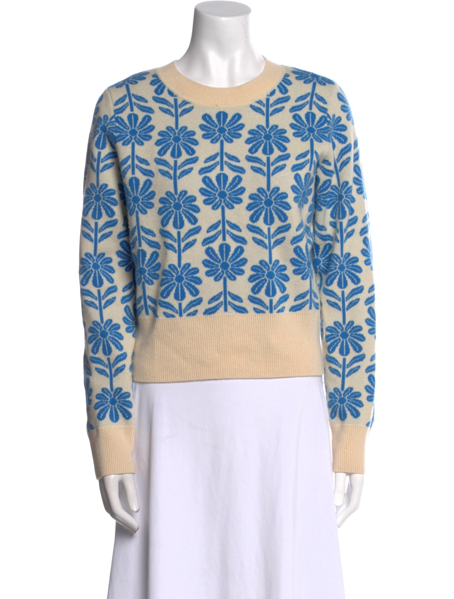 Sandro Wool Printed Sweater