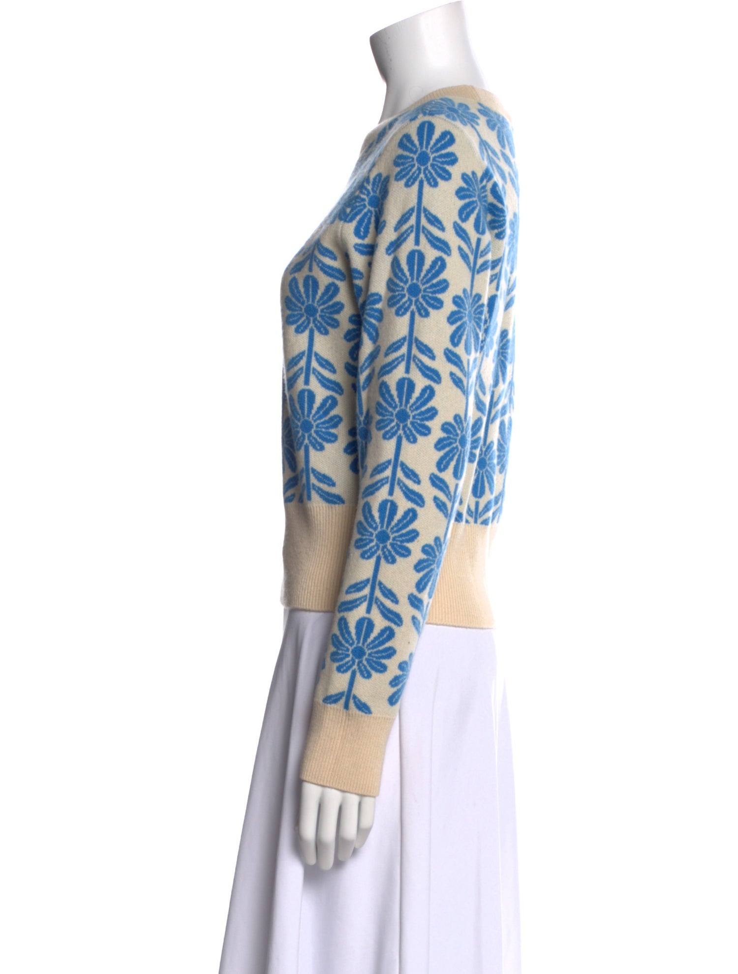 Sandro Wool Printed Sweater