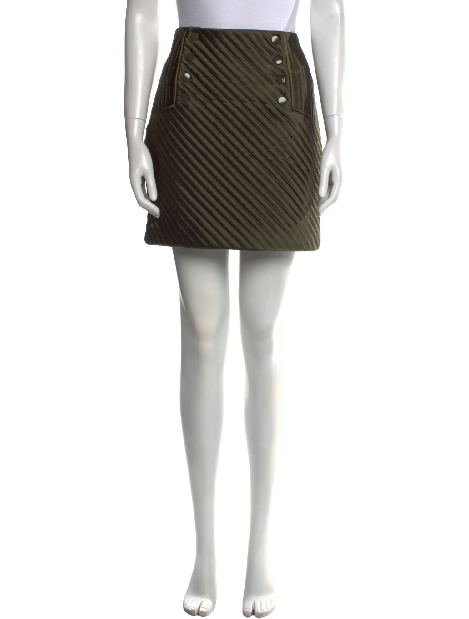 Sandro Pleated Accents Mini Skirt