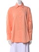 Sandro Long Sleeve Button-Up Top