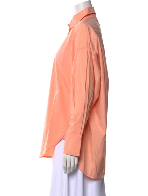 Sandro Long Sleeve Button-Up Top