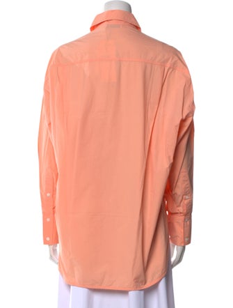Sandro Long Sleeve Button-Up Top