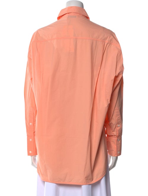 Sandro Long Sleeve Button-Up Top
