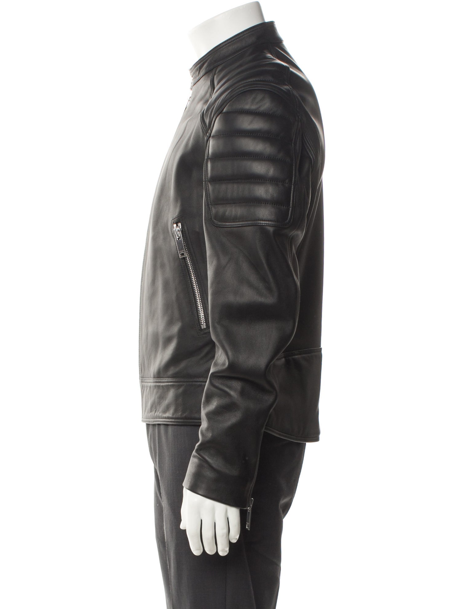 Sandro Lamb Leather Moto Jacket w/ Tags