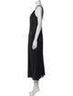 Sandro V-Neck Midi Length Dress