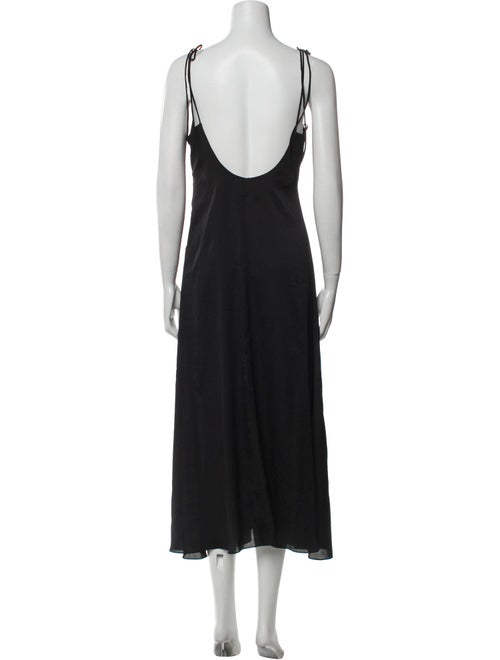 Sandro V-Neck Midi Length Dress