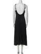 Sandro V-Neck Midi Length Dress
