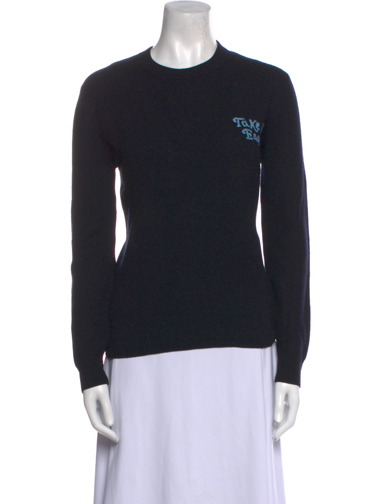 Sandro Wool Crew Neck Sweater