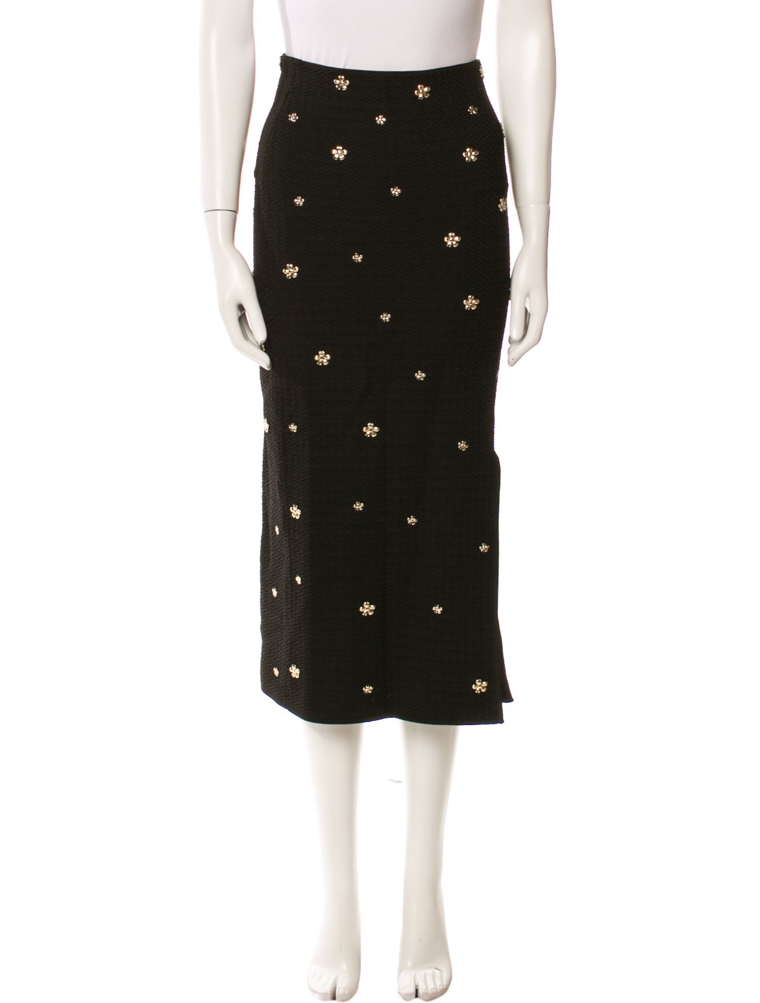 Sandro Sequin Embellishments Midi Length Skirt