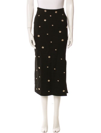 Sandro Sequin Embellishments Midi Length Skirt