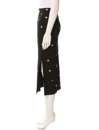 Sandro Sequin Embellishments Midi Length Skirt