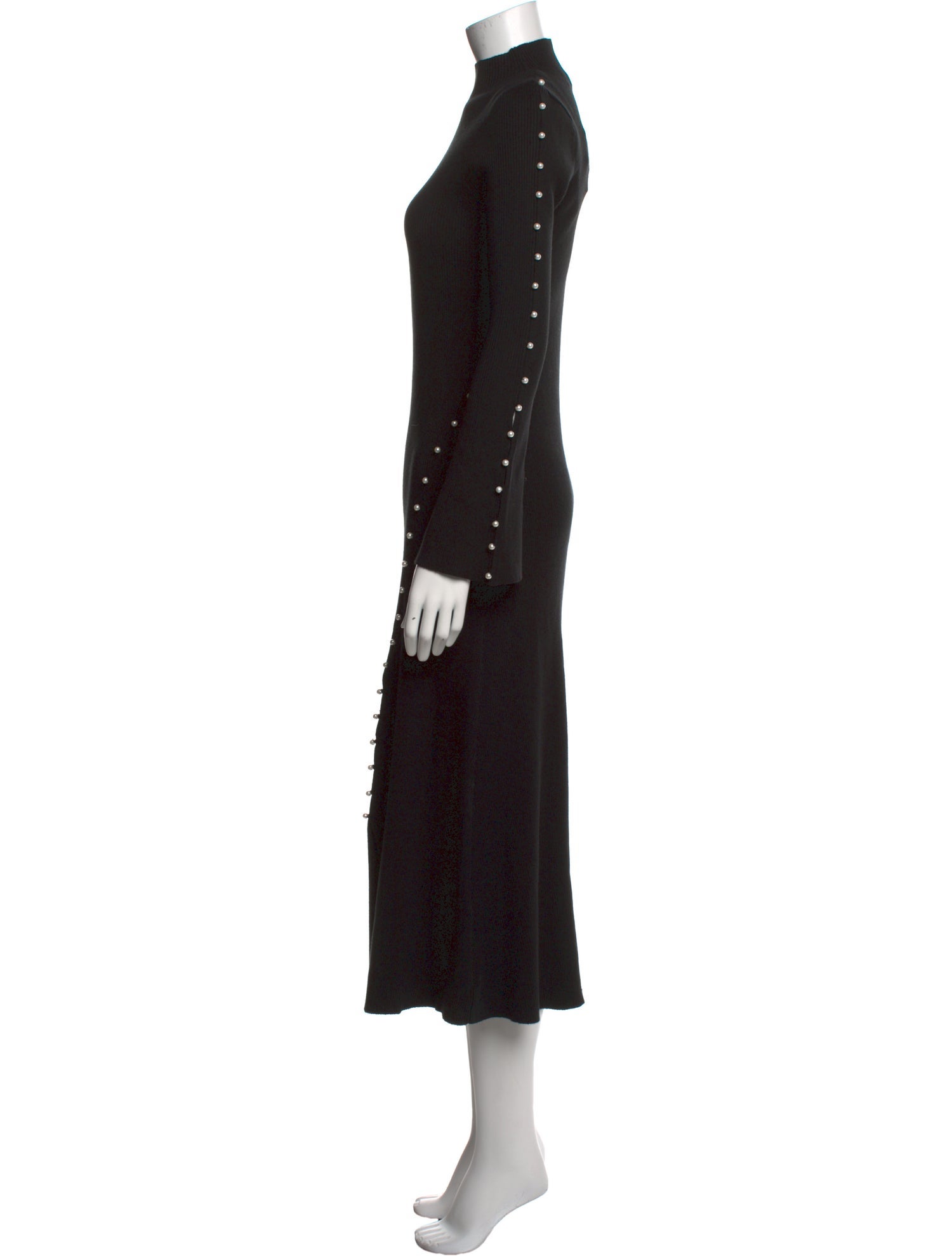 Sandro Turtleneck Long Dress