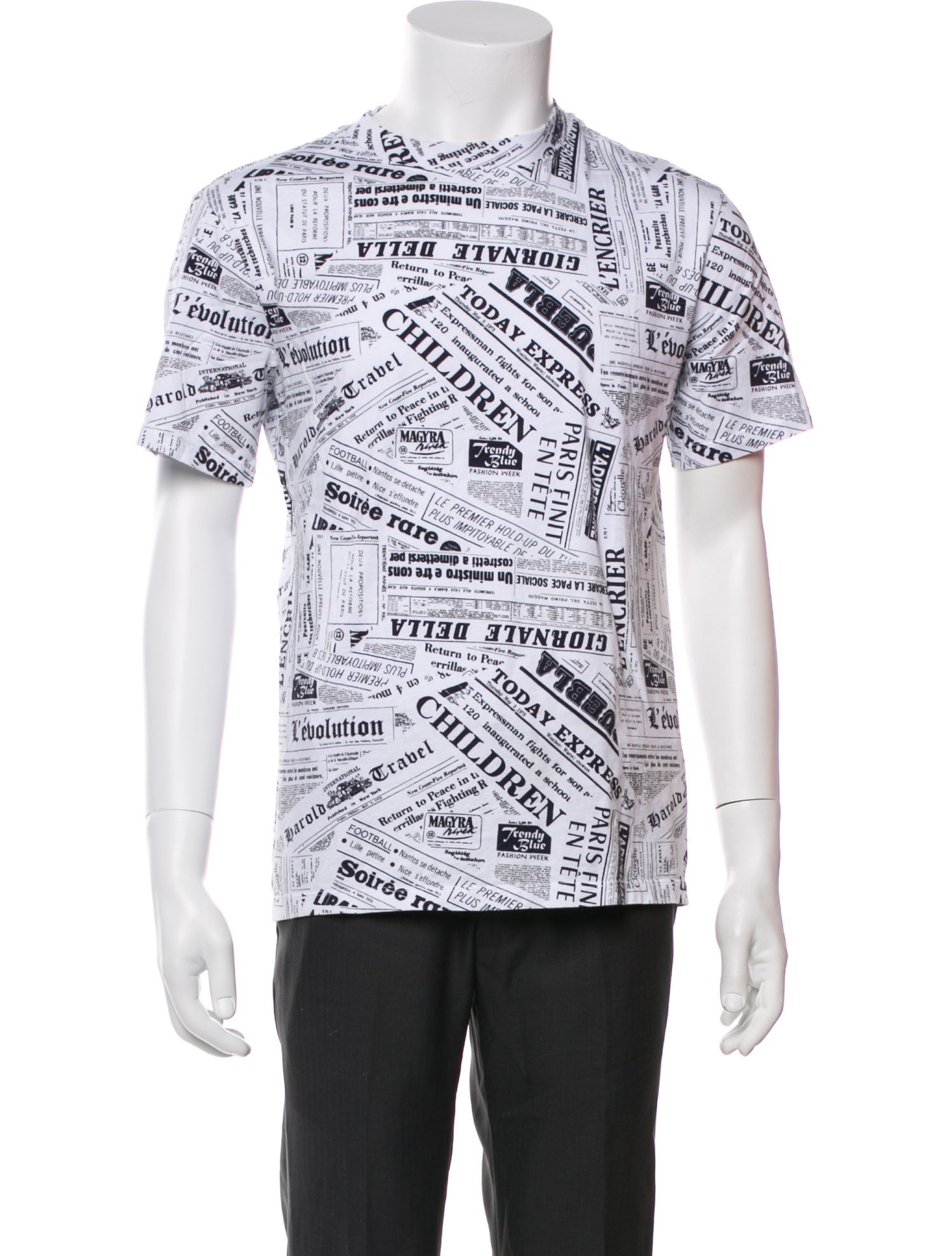 Sandro Printed Crew Neck T-Shirt
