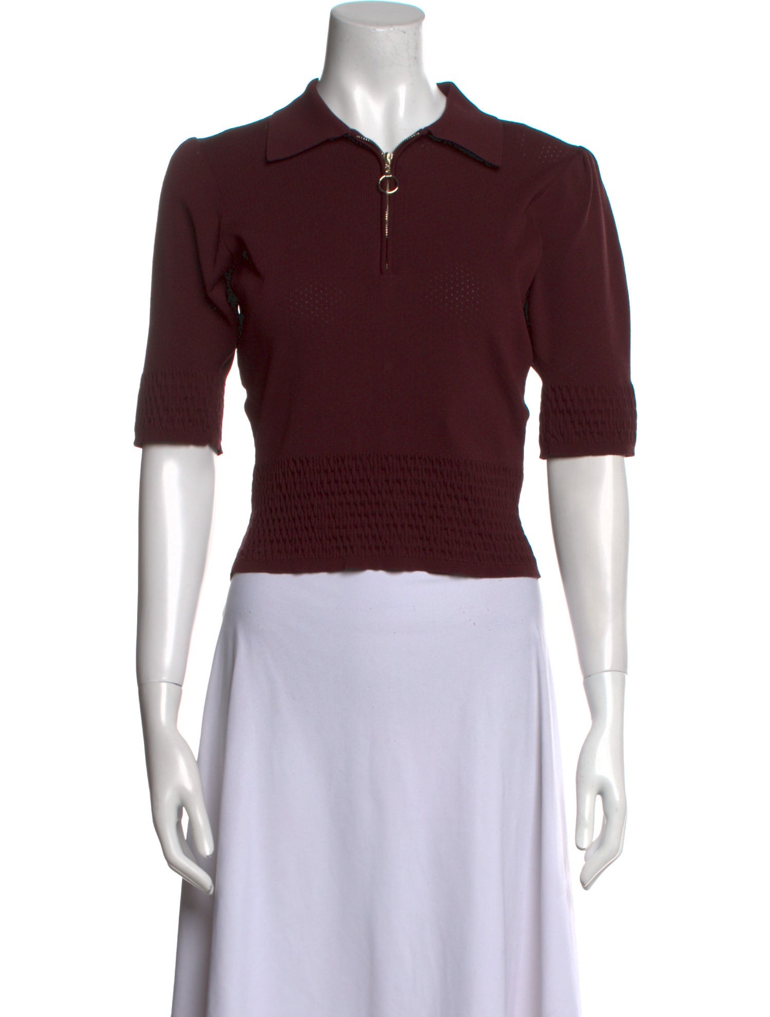 Sandro Three-Quarter Sleeve Polo