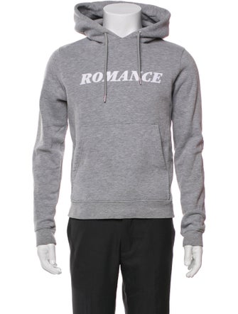 Sandro Graphic Print Crew Neck Hoodie