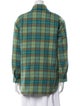 Sandro Virgin Wool Plaid Print Jacket