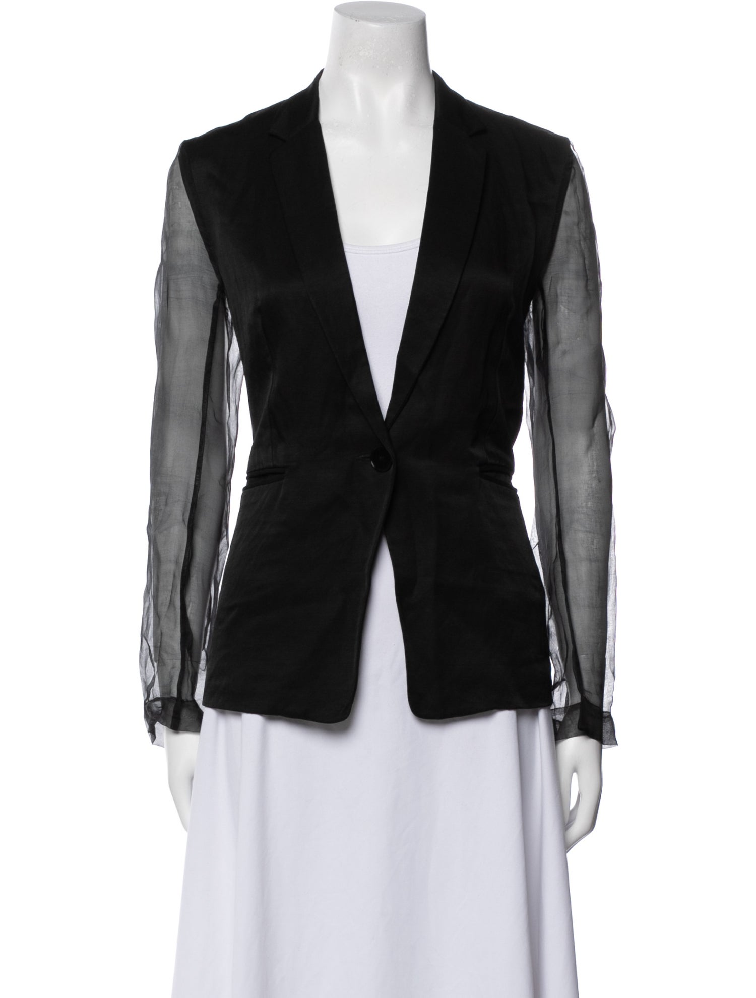 Sandro Silk Blazer