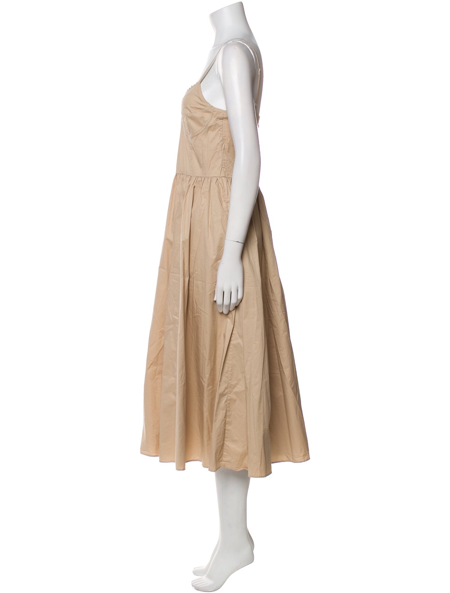 Sandro V-Neck Midi Length Dress