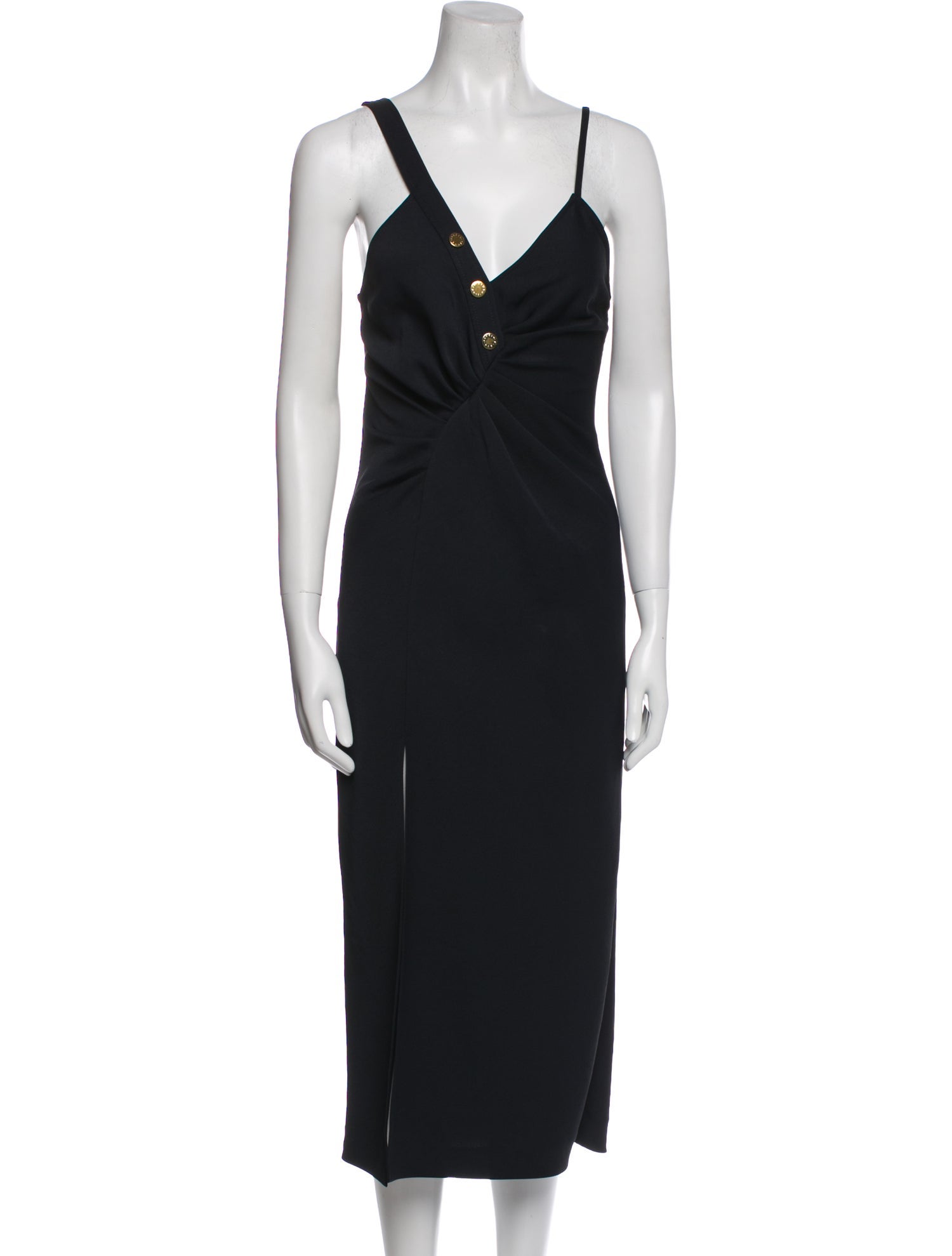 Sandro V-Neck Long Dress