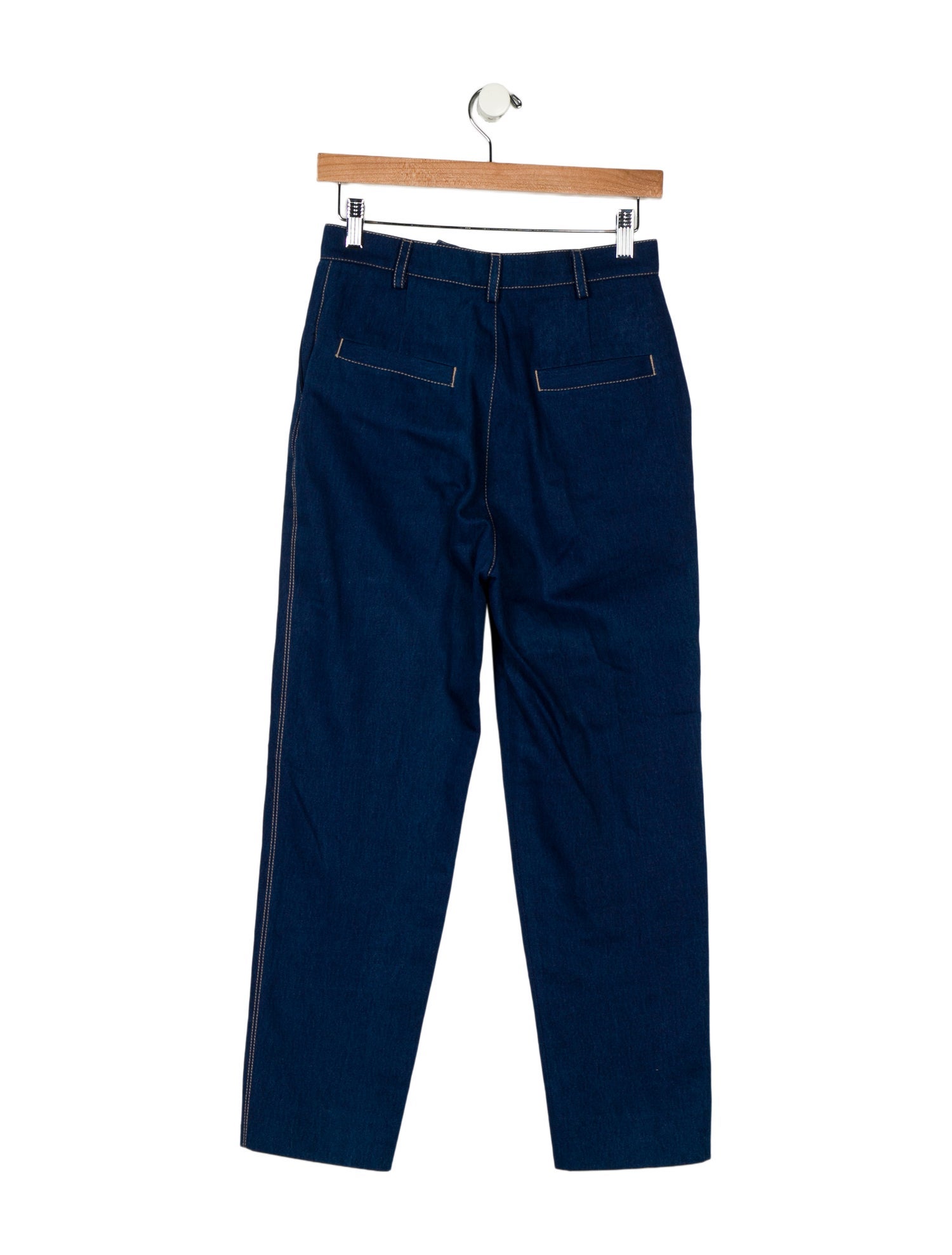 Sandro High-Rise Straight Leg Jeans