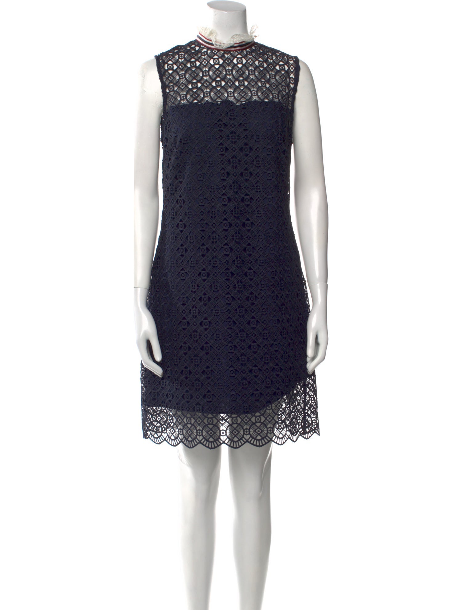 Sandro Crochet Mini Dress