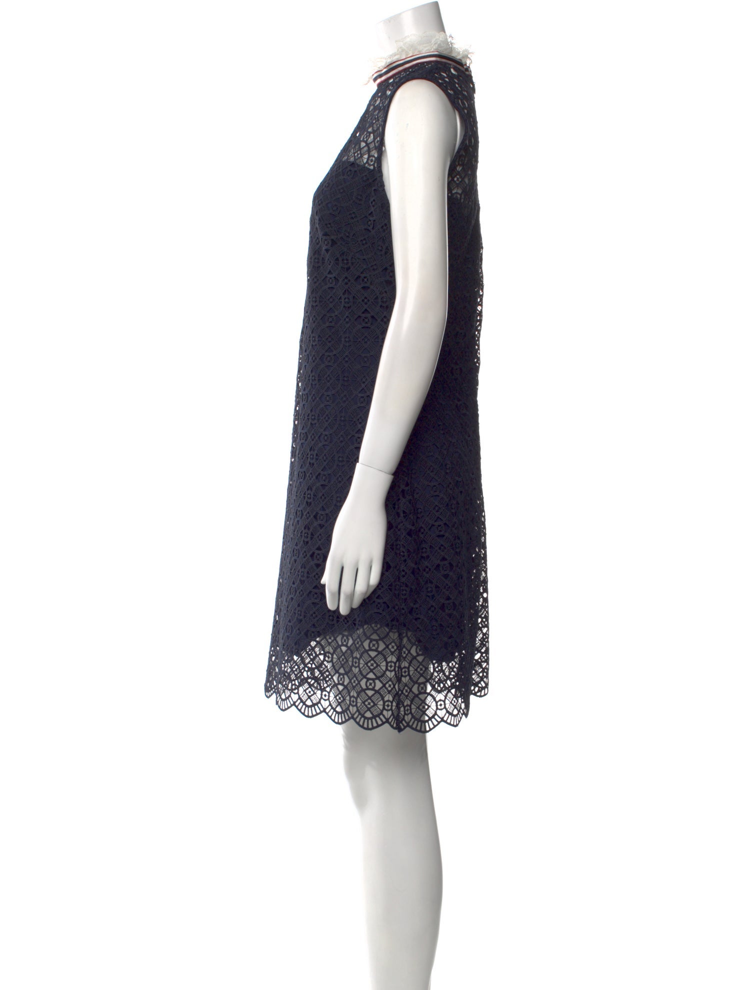 Sandro Crochet Mini Dress