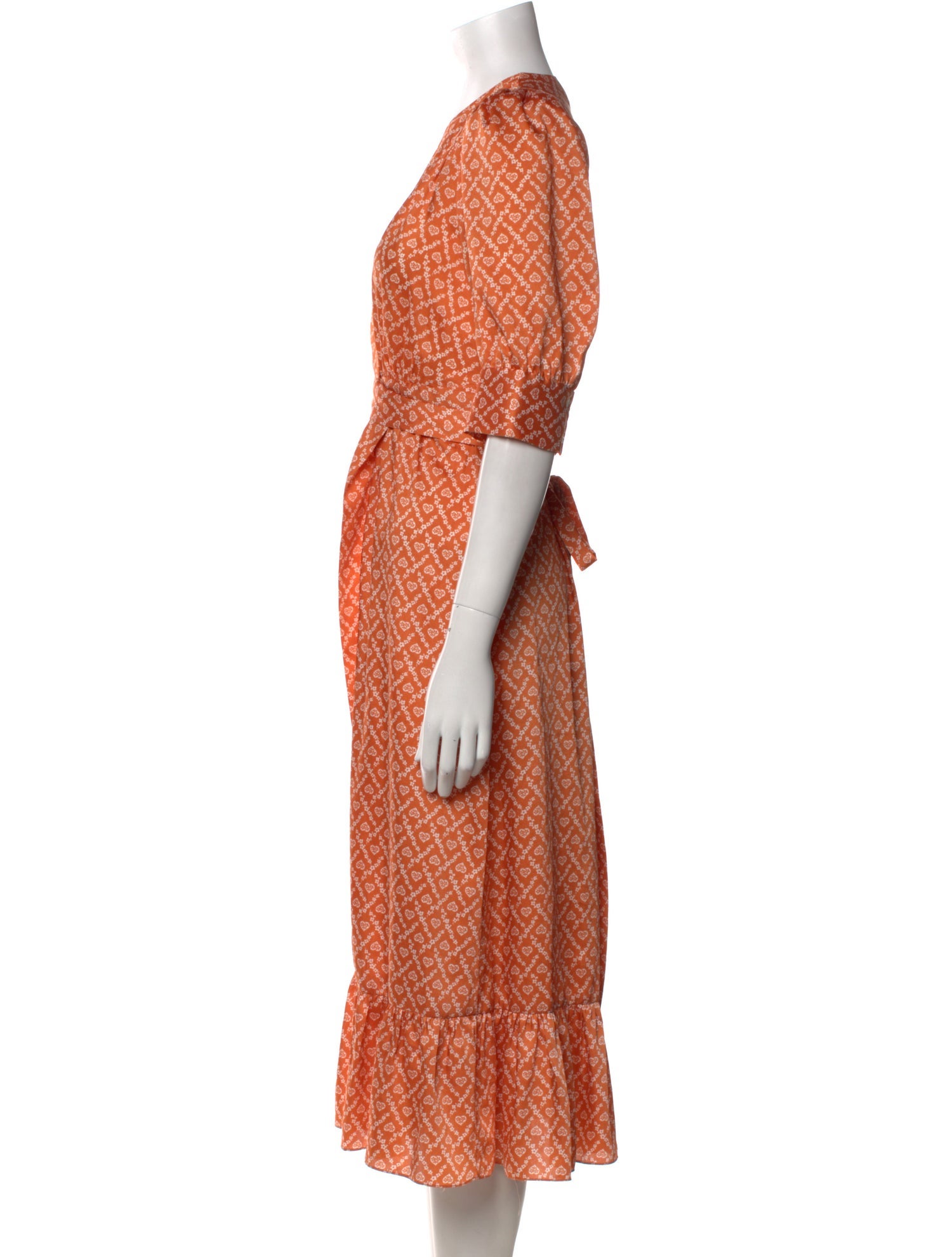Sandro Printed Long Dress