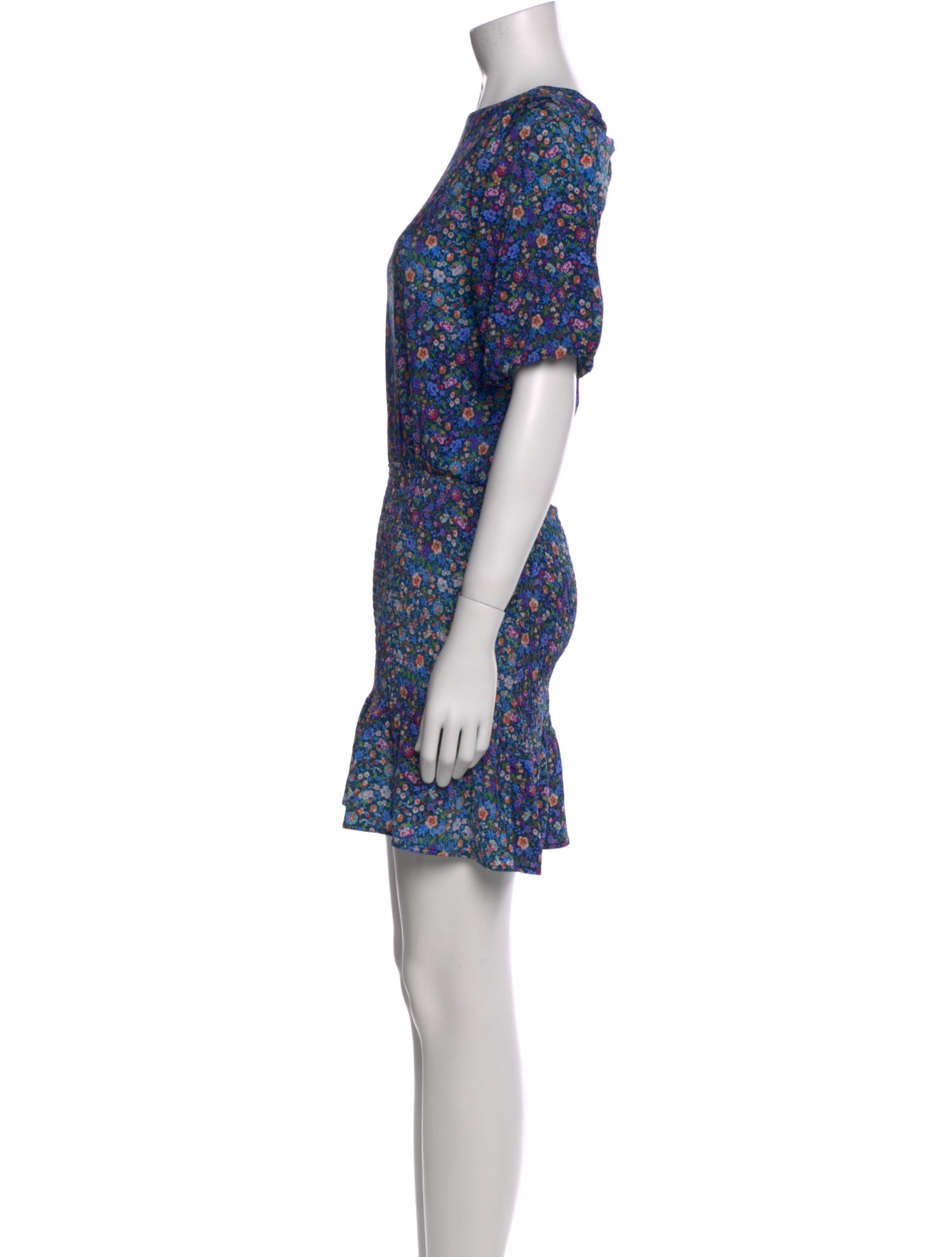 Sandro Floral Print Mini Dress