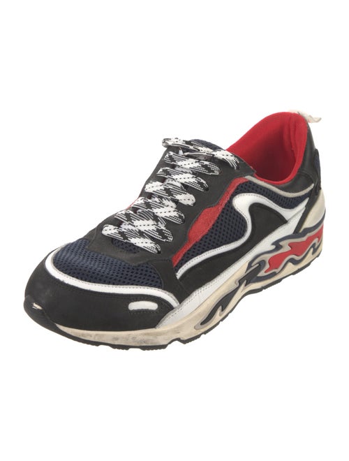 Sandro Mesh Printed Sneakers