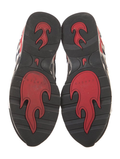 Sandro Mesh Printed Sneakers