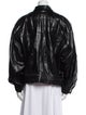 Sandro Leather Bomber Jacket
