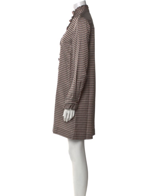Sandro Plaid Print Mini Dress