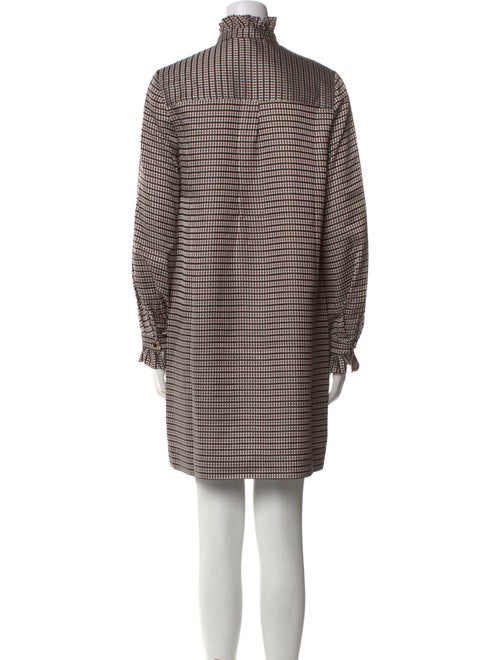 Sandro Plaid Print Mini Dress