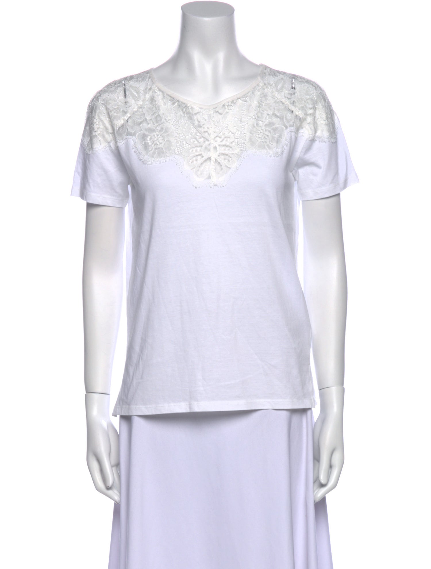 Sandro V-Neck Short Sleeve T-Shirt