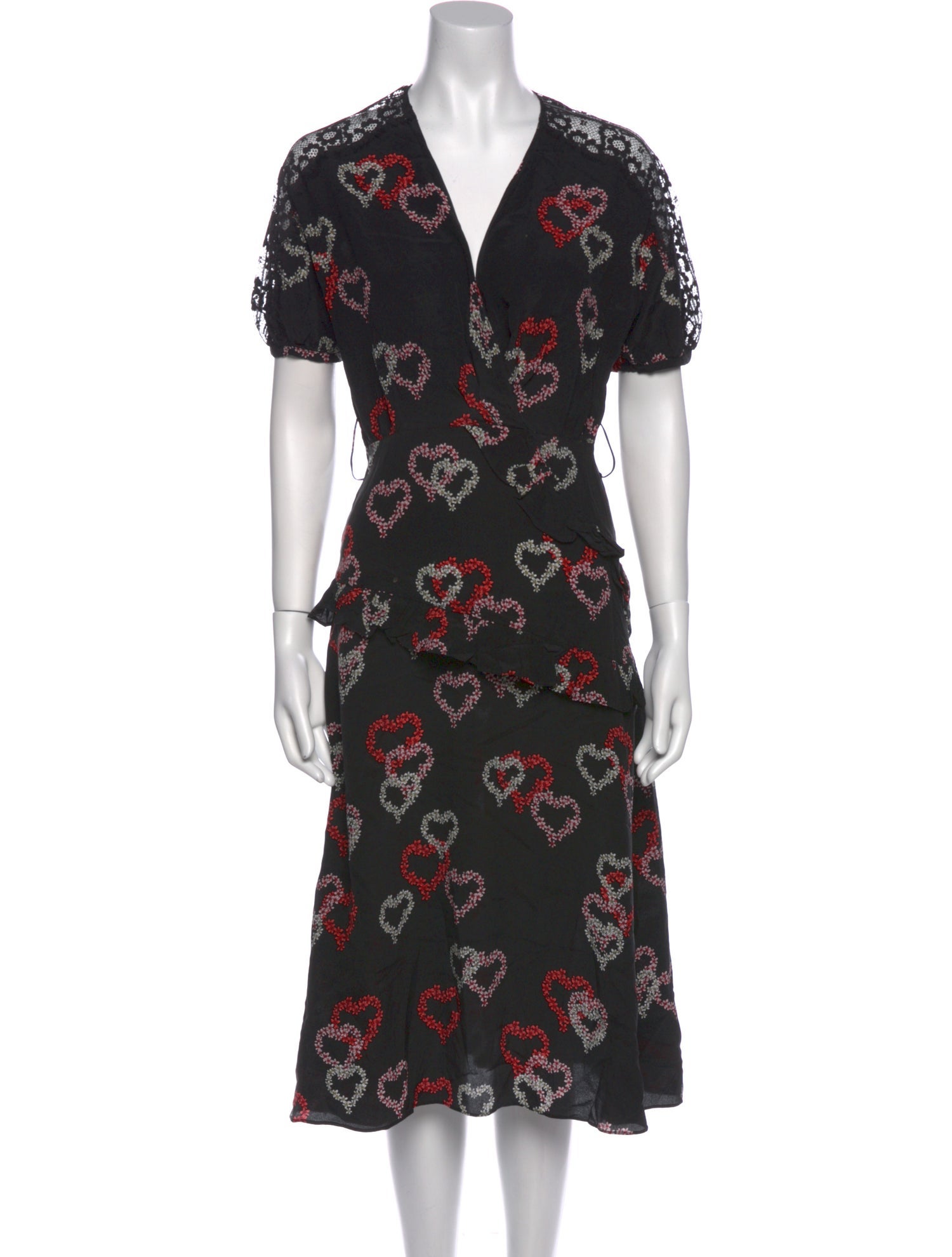 Sandro Silk Long Dress