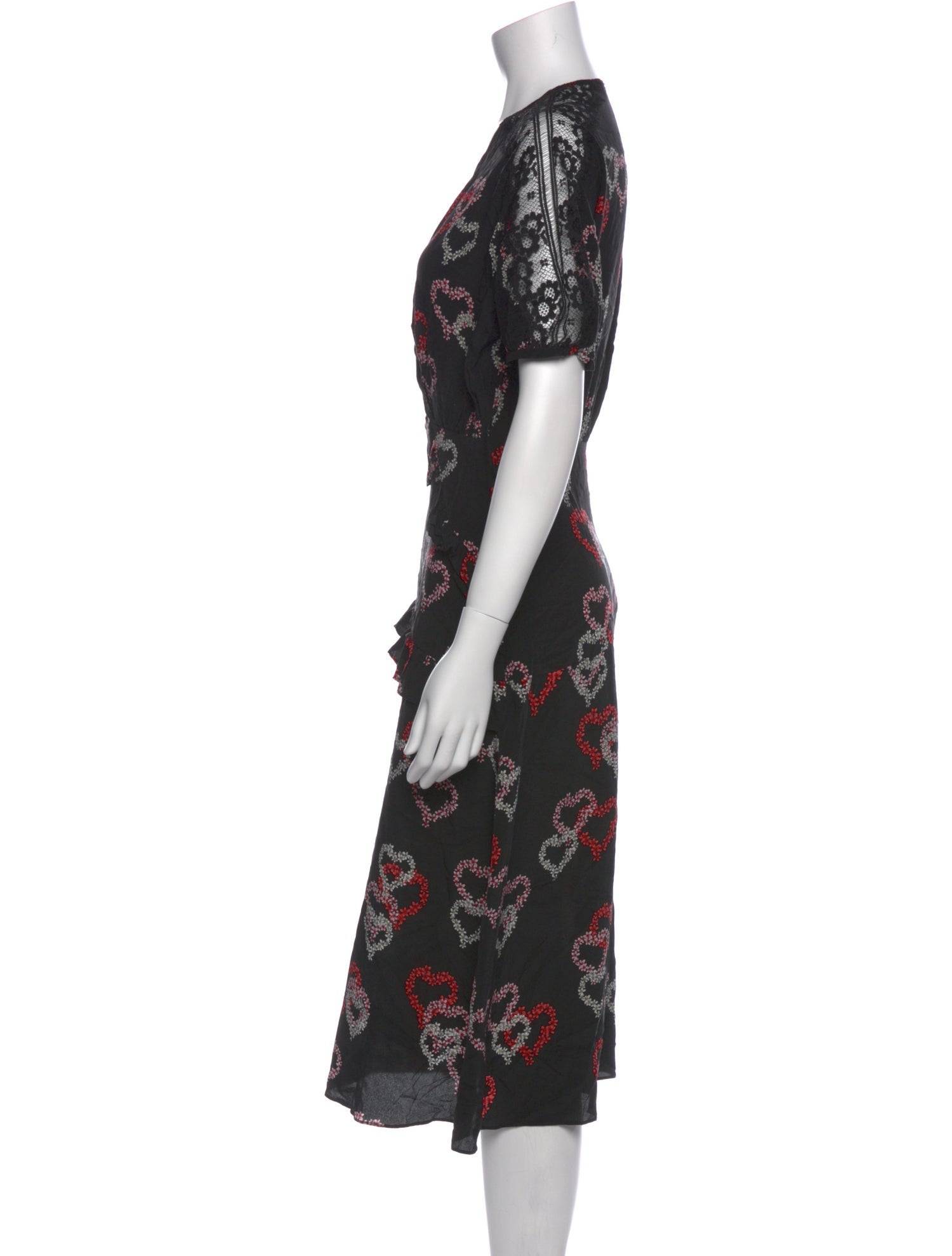 Sandro Silk Long Dress