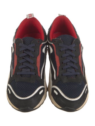 Sandro Colorblock Pattern Sneakers