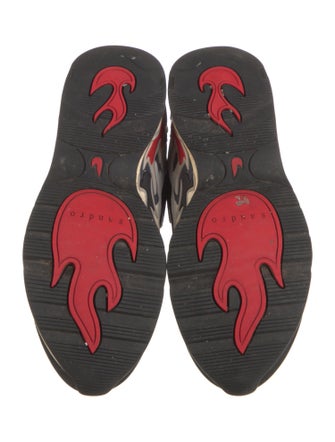 Sandro Colorblock Pattern Sneakers