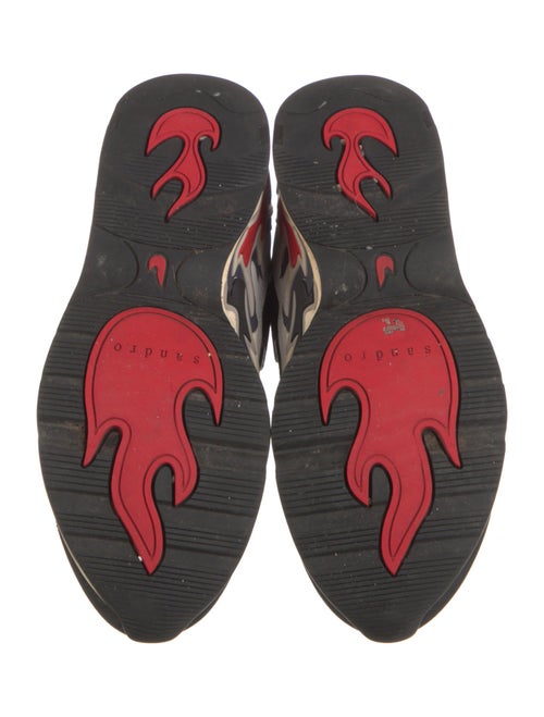 Sandro Colorblock Pattern Sneakers