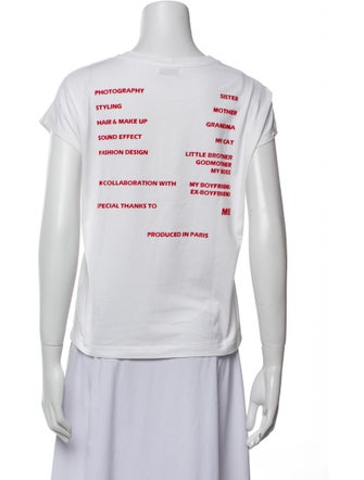 Sandro Graphic Print Crew Neck T-Shirt